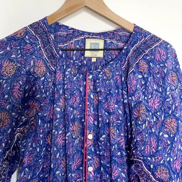 Alicia Bell Cameron Midi Dress Multi, Womens Large Blue - Picture 8 of 16